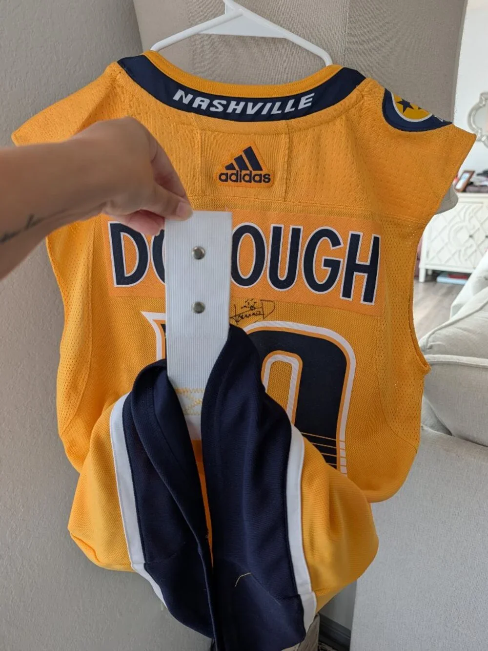 Backstreet Boys Howie Dorough Signed Predators Hockey Jersey